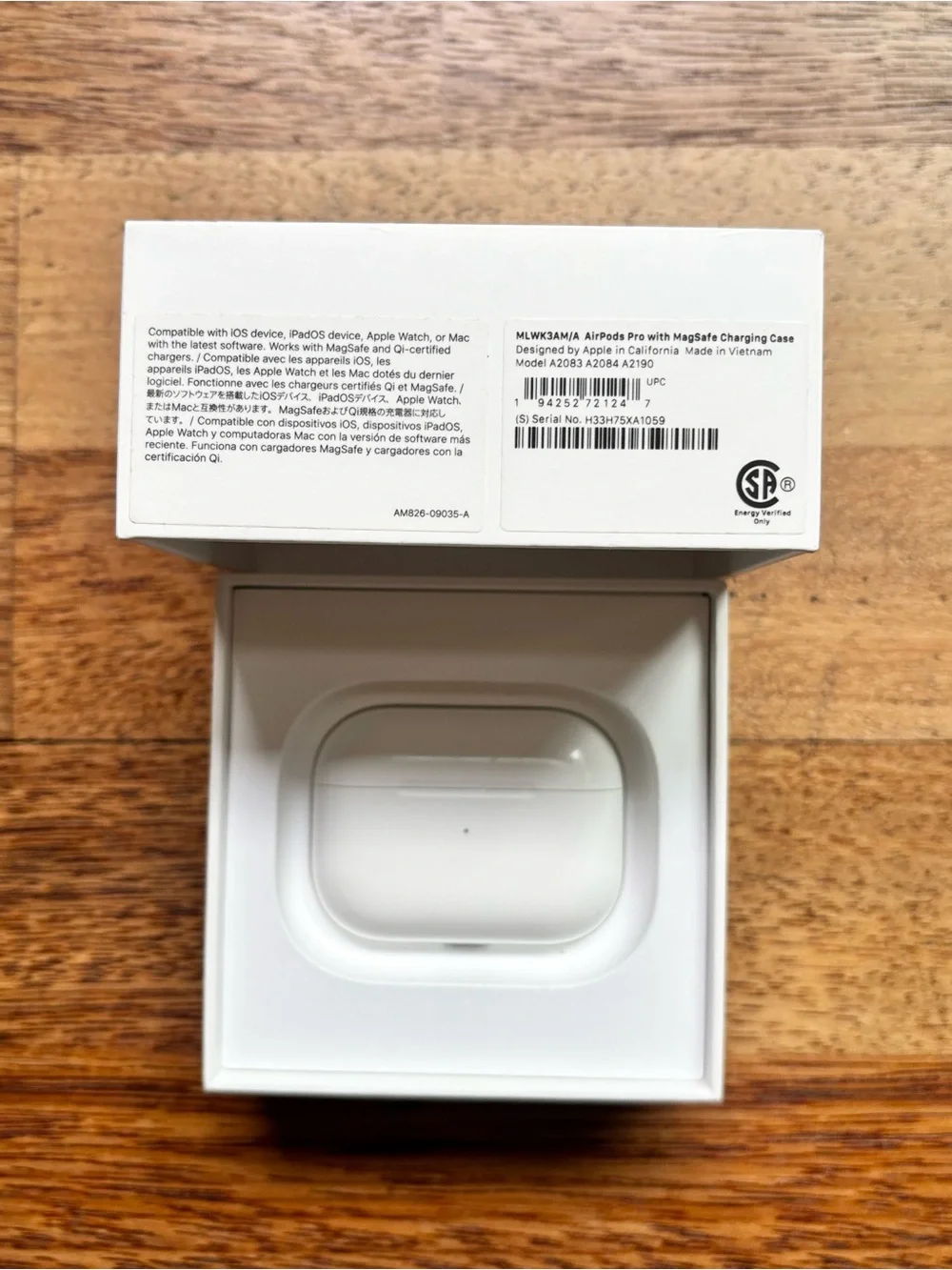 Apple - Airpods Pro A2084 White -  Active Noise Cancellation
